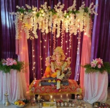 festival decorations Orchids and Light Divine Decoration